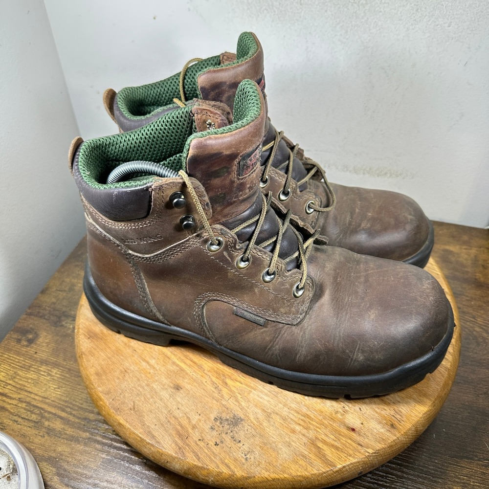 Red Wing Shoes 435 Mens 11.5 H Brown Leather Waterproof EH Boots ASTM F2892-18
